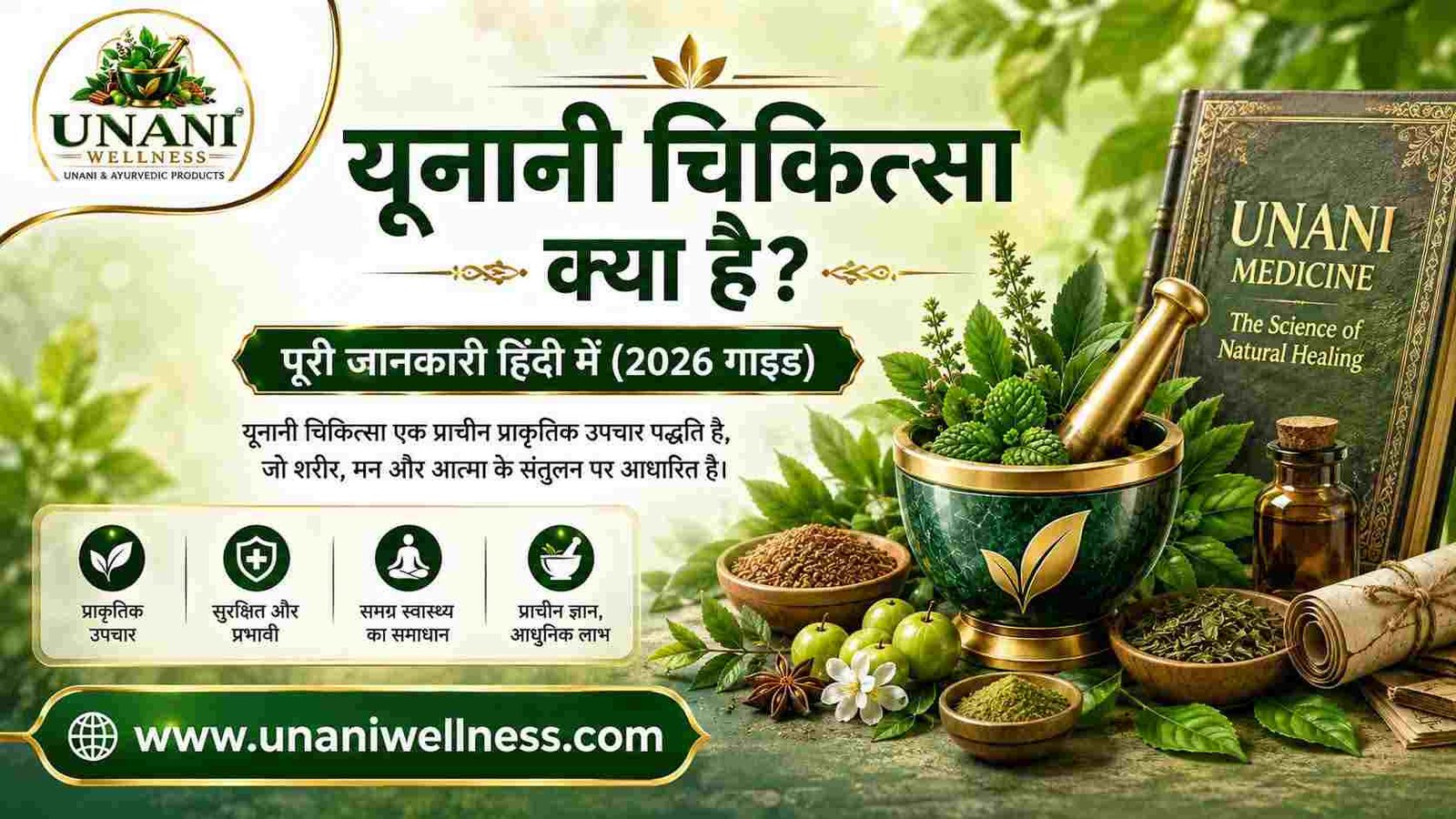 यूनानी चिकित्सा क्या है? पूरी जानकारी हिंदी में (2026 गाइड)