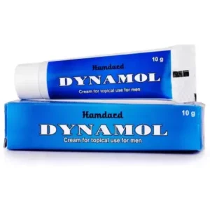 Hamdard Dynamol Cream 10g tube and box – Unani cream for men