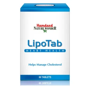 Hamdard Lipotab 60 tablets pack – Unani herbal tablet for healthy cholesterol