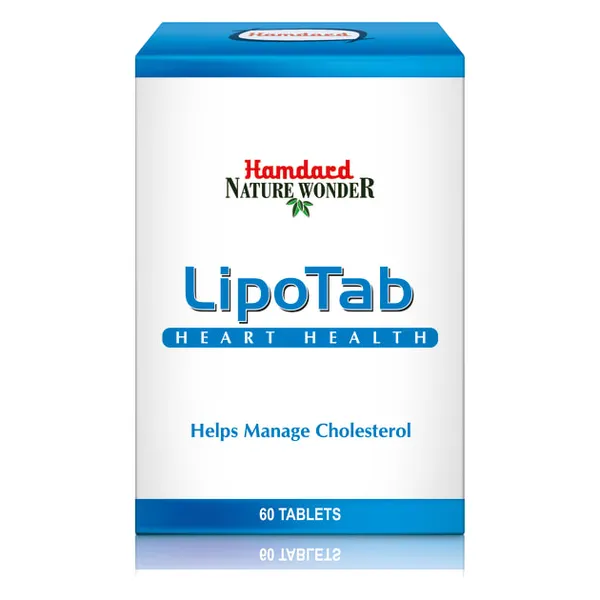 Hamdard Lipotab 60 tablets pack – Unani herbal tablet for healthy cholesterol