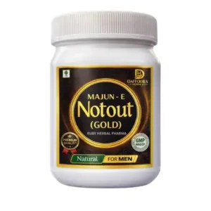 Daffodils Majoon E Not Out Gold jar - Unani herbal majoon for men